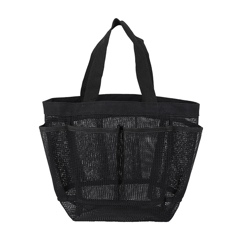 Marivida Mesh Strandtasche mit 8 Fächern | Wasserdicht & Faltbar | Leichte XXL Pooltasche für Strand, Schwimmbad & Urlaub