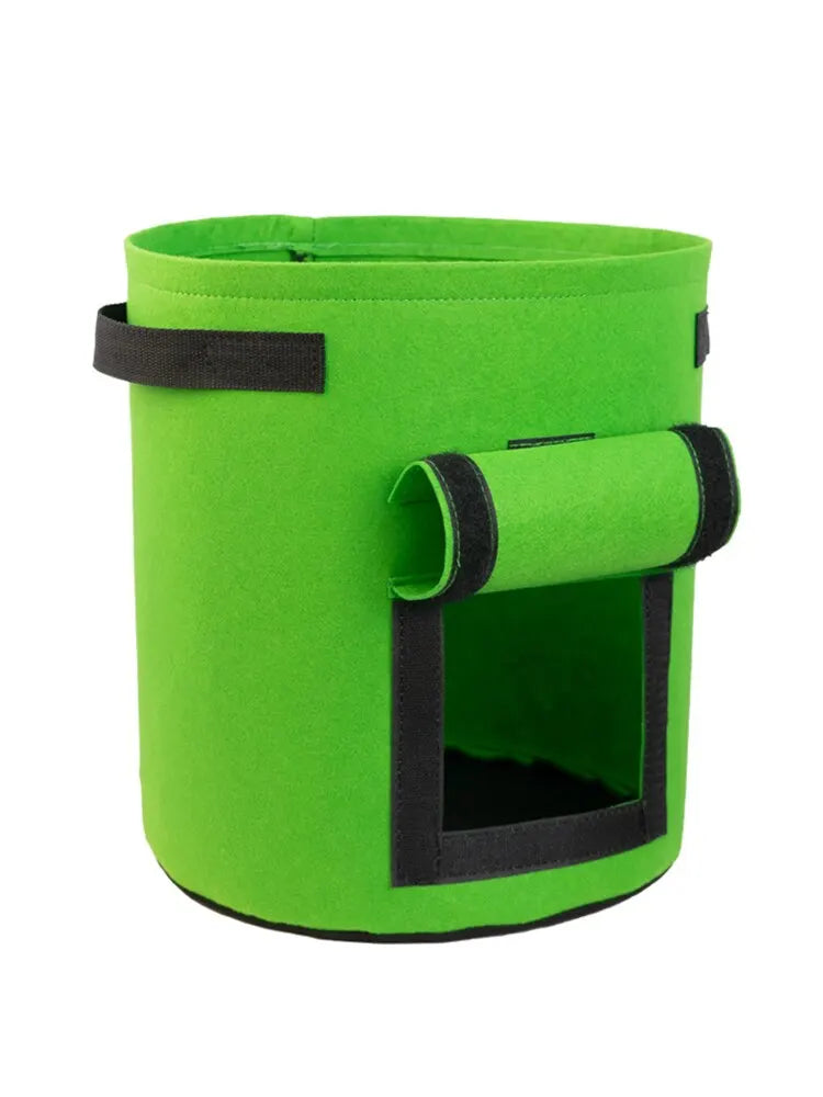 Pflanzsack RootView Garden | Filz-Pflanztasche mit Sichtfenster | 5/7 Gallonen | Für Kartoffeln, Gemüse & Kräuter | Atmungsaktiv & Wiederverwendbar