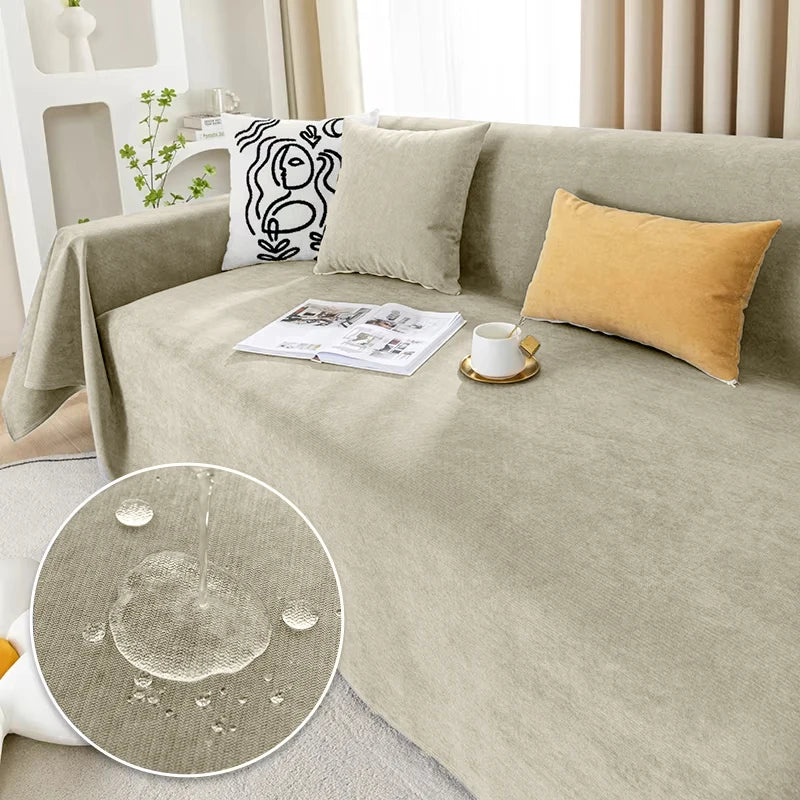 HomeGuard Sofa-Decke | Wasserdicht & Kratzfest | Staubschutz & Allround-Überwurf | Für Sofa, Bett & Wohnraum