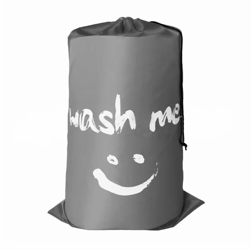 WashiBag Wäschesack | „Wash Me“-Design | Groß & Reißfest | Für Reisen, Studenten & Zuhause