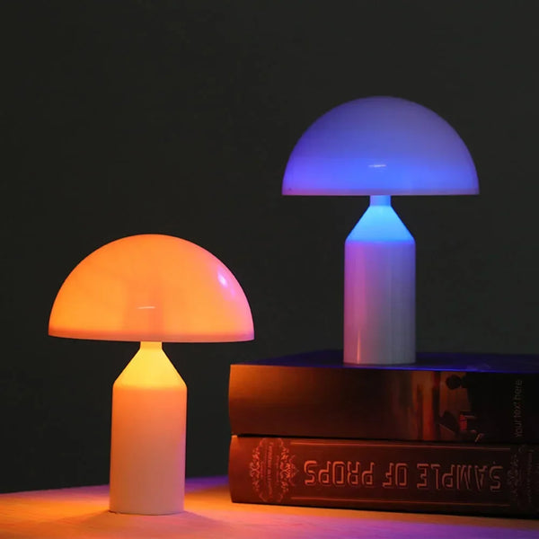 GlowShroom | LED Pilz Touch Tischlampe | Farbwechsel & Dimmbar | Nachtlicht für Schlafzimmer, Wohnzimmer & Bar