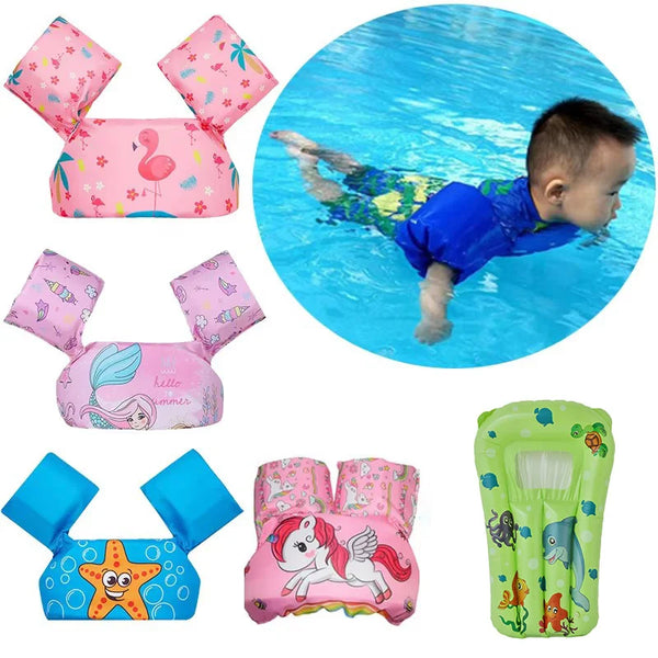 FLOTTY Kids Schwimmhilfe | Schwimmweste mit Armflügeln | Verstellbare Doppel-Schnalle | Für Kinder bis 25 kg