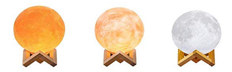 Luftbefeuchter Lampe LunaBreeze | 2-in-1 Nachtlicht & Aroma Diffuser | 880 ml Tank | 3 Farbmodi
