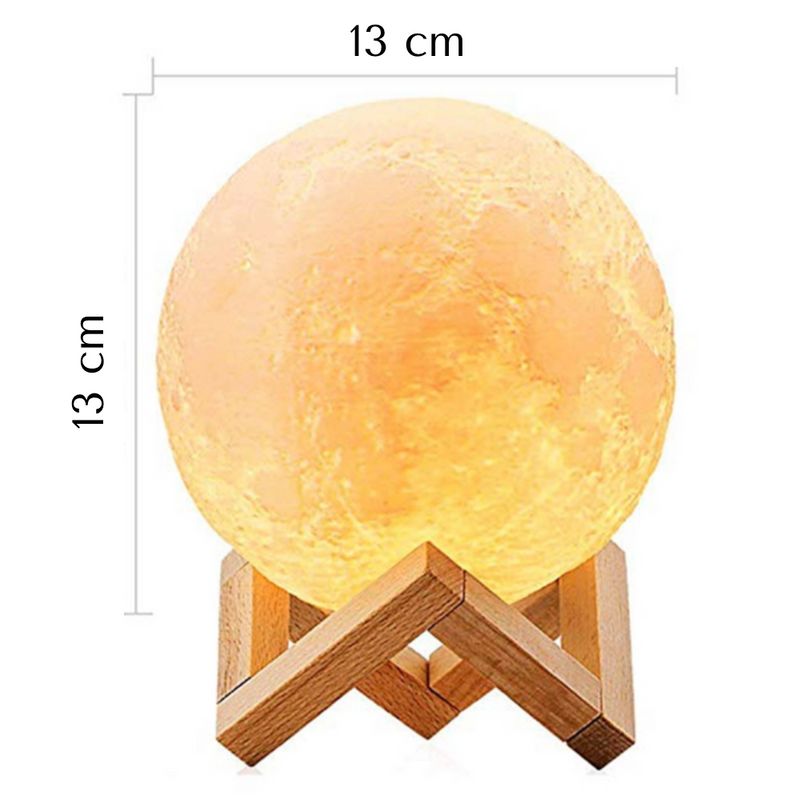Luftbefeuchter Lampe LunaBreeze | 2-in-1 Nachtlicht & Aroma Diffuser | 880 ml Tank | 3 Farbmodi