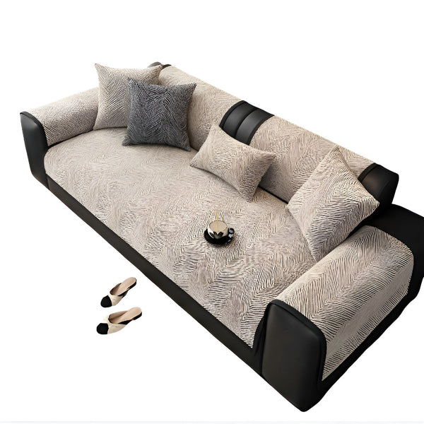 Sofaüberwurf Velvona | Dickes Chenille-Gewebe | Weich, Strapazierfähig & Pflegeleicht | Baum-Muster