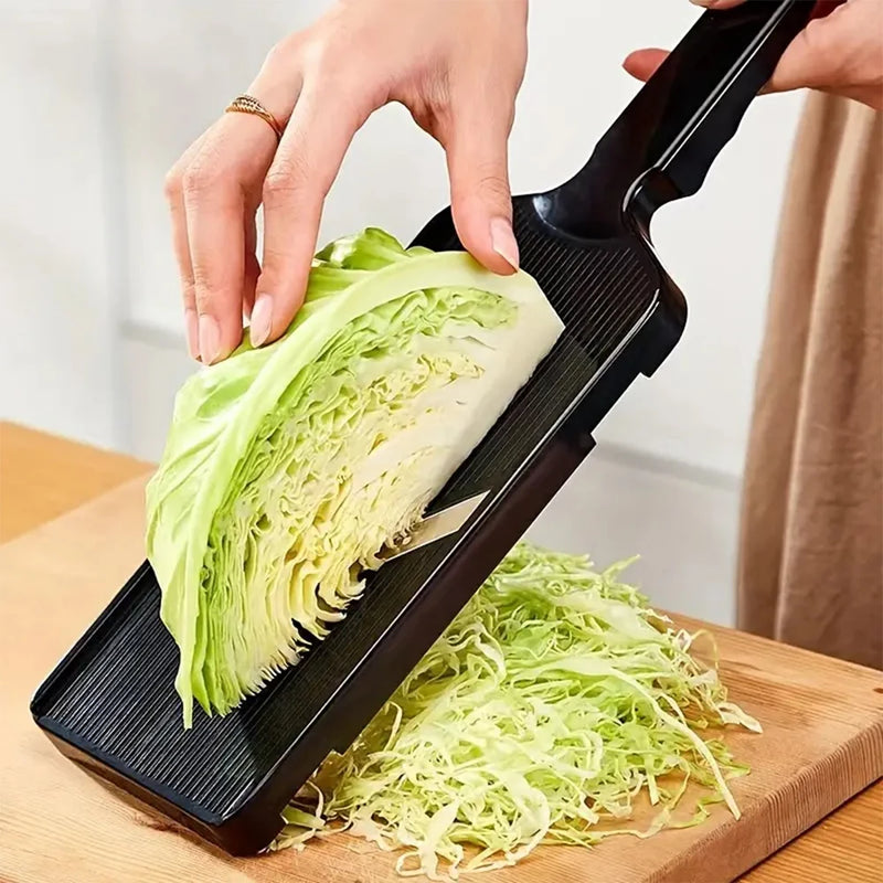 SchnittWerk  Krauthobel aus Edelstahl | Feinschneider für Gemüse & Salat | Rutschfest & Scharf | Ideal für Kohl & Rohkost