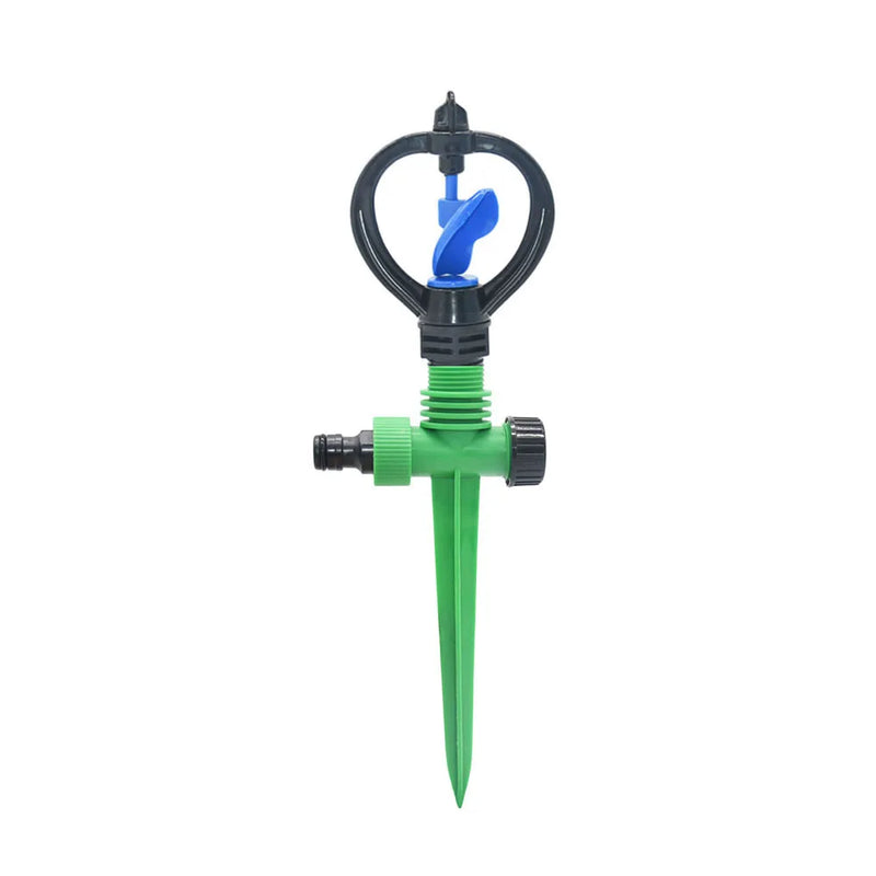Aqualino Gartensprinkler 360° drehbar | Automatische Bewässerung | Vortex-Düsen | 4–5 m Reichweite