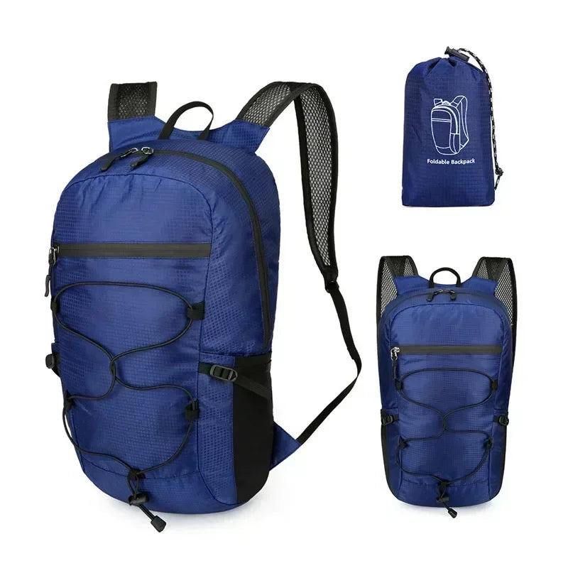 Outdoor‑Rucksack PackLite 20 L | Ultraleicht & Wasserdicht | Faltbar für Reisen & Wandern