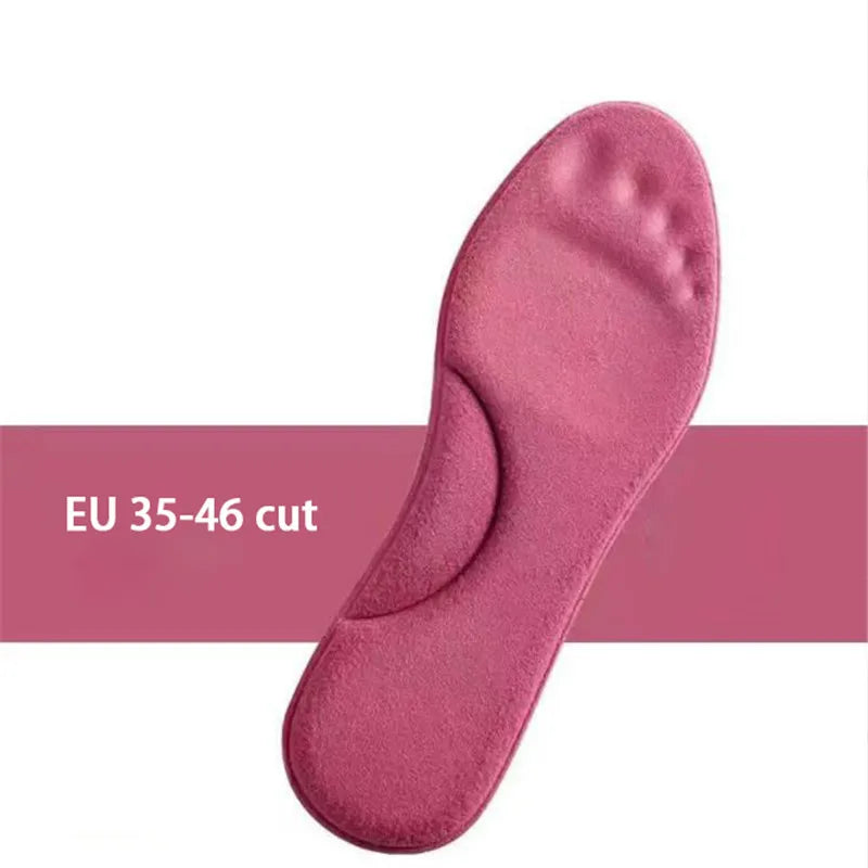 Thermostep Selbstheizende Einlegesohlen | Thermo-Innensohlen mit Memory-Schaum | Konstante Wärme | Für Damen & Herren | Rot / Gelb