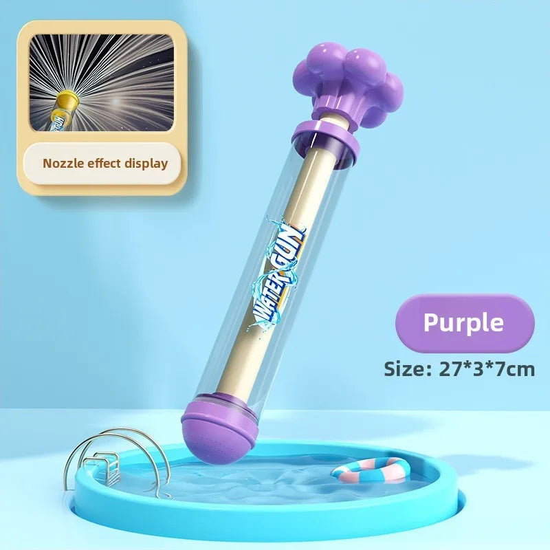 AquaZooka Feuerwerk Wasser-Spritzspielzeug | Rückzieh-Wasserpistole mit Fontäneneffekt | Für Garten, Pool & Sommeraktivitäten