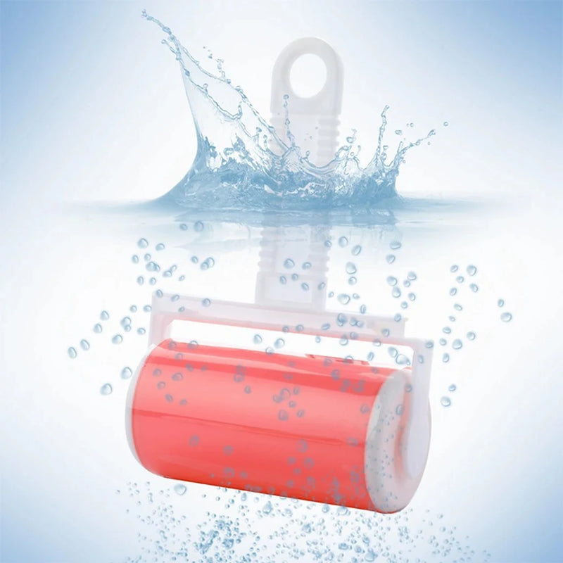 Fluffix CleanRoll Wiederverwendbarer Fusselroller | Waschbar & Superhaftend | Für Tierhaare, Kleidung & Möbel | Inkl. Griff