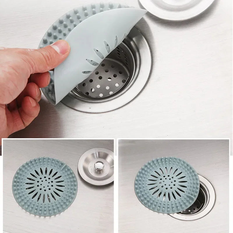 DrainHero Abflusssieb | Anti-Haar Filter | TPR Material | Für Dusche, Bad & Küche