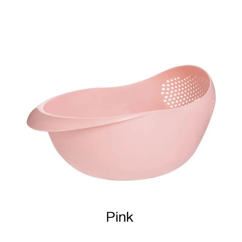 KlarSieb Multifunktions-Sieb | Reissieb & Abtropfkorb | Für Obst, Gemüse & Reis | Ergonomisches Design