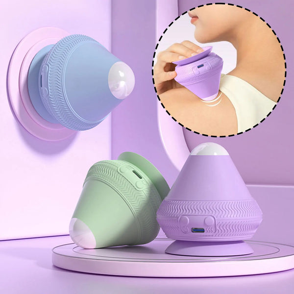 Vibrations-Massageball FlexiVibe | USB-wiederaufladbar | Wärme- & Vibrationstherapie | Silikon | Tragbar & Selbsthaftend
