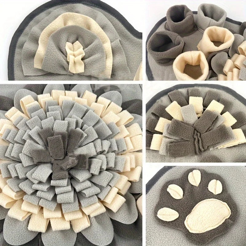 Schnüffelteppich für Hunde | Interaktives Suchspielzeug | Rutschfest & Langlebig | Weiches Fleece