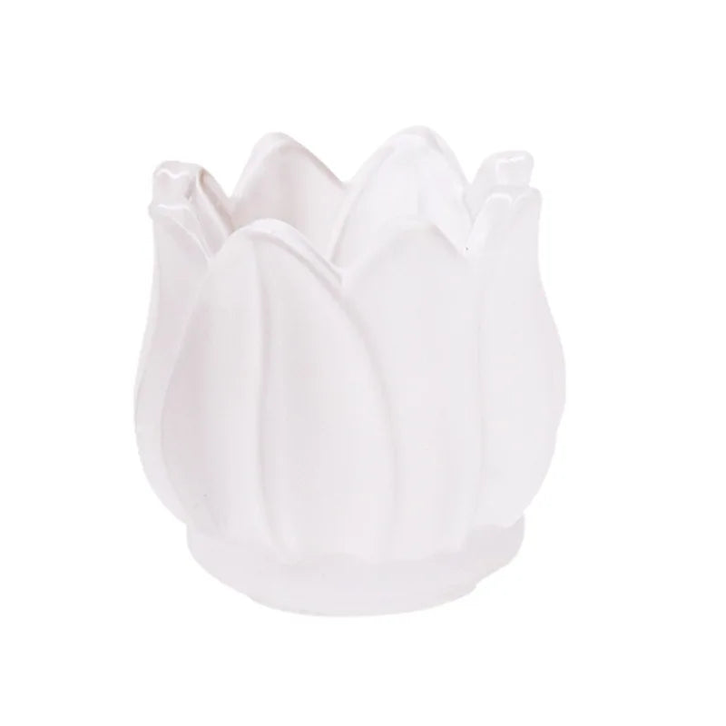 Tulivienne Kerzenhalter | Vintage Glas | Romantischer Retro-Stil | Transparent