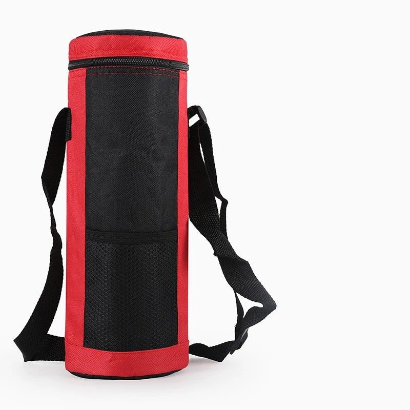 Cooltiva Isolierte Flaschentasche 10×10×29 cm | Tragbare Kühltasche aus Oxford-Gewebe | Für Reisen, Sport & Outdoor