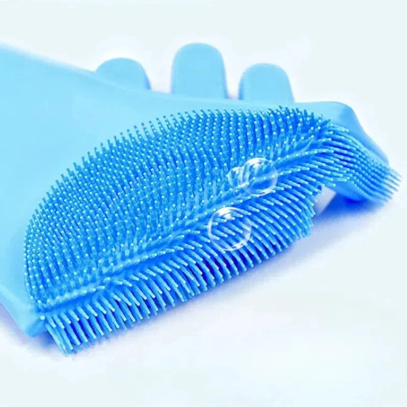 FELISPA SoftTouch Silikon-Badehandschuh für Katzen | Sanfte Fellpflege & Massage | Shampoo-Bürste für Haustiere | 35×16 cm