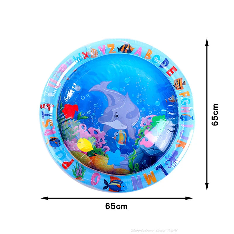 AquaPaws | Interaktive Wasserspielmatte für Katzen & Hunde | Kühlende Sommer-Spielmatte | Aufblasbar & Tragbar | 65 cm / 100 cm