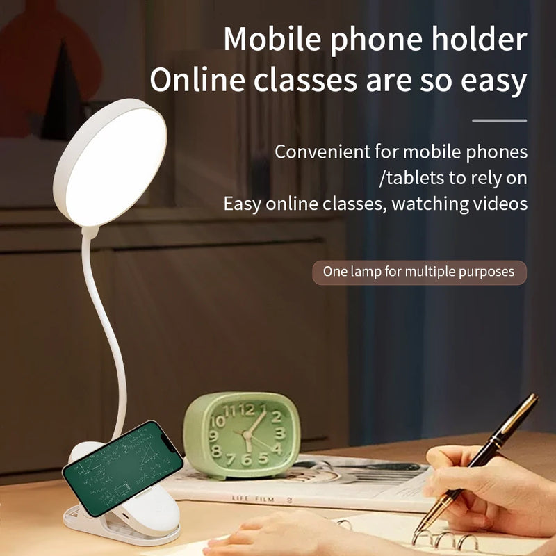 FlexiRead LED Tischlampe | USB Wiederaufladbar & Faltbar | Augen­schonend & Dimmbar | 39 cm