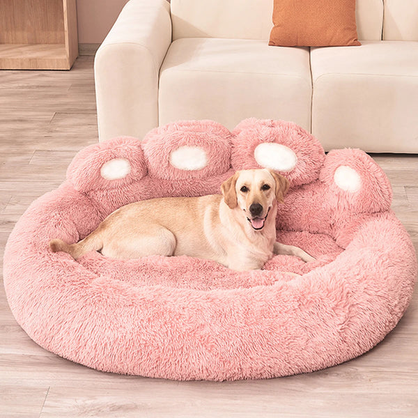 Hundebett Pawlana | Flauschiges Kuschelnest | Orthopädisch & Waschbar | Für Hunde & Katzen