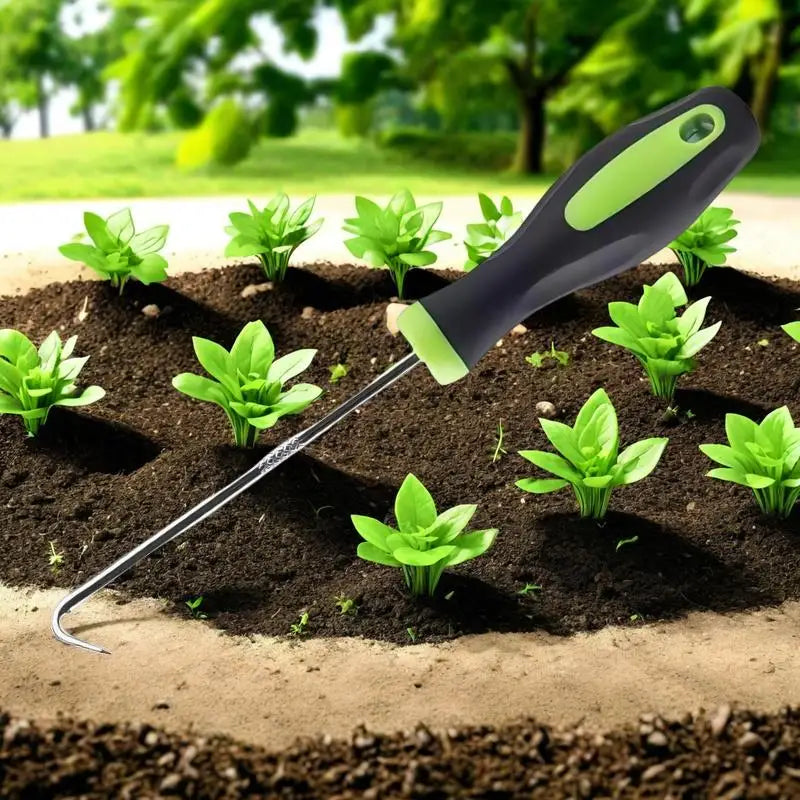 RootGrip Pro | Unkrautstecher mit Ergonomischem Griff | Für Rasen, Kies & Beete | Extra Robust