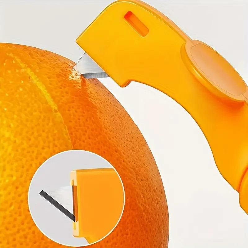 Orangen Schäler | Edelstahlklinge | Ergonomischer Griff | 1 Stück