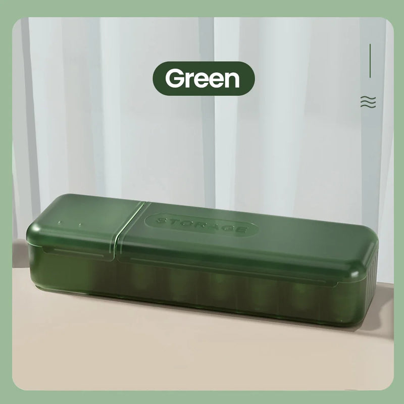 Kabelbox OrdiTidy | 7-Fächer Organizer für Ladekabel & Zubehör | Wiederverwendbar & Kompakt | Für Zuhause & Reisen