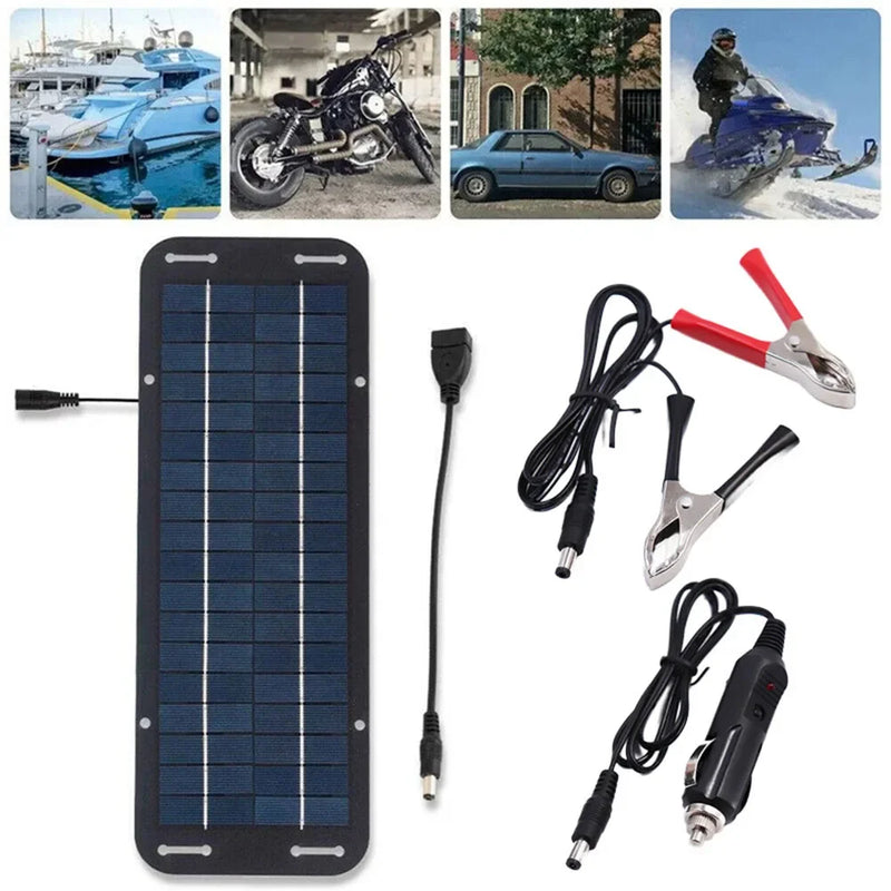 SonnTek ProCharge Solar-Batterieladegerät 60W | Für Auto, Boot & Wohnmobil | Wartungsfrei & Wetterfest | Schwarzes Solarpanel