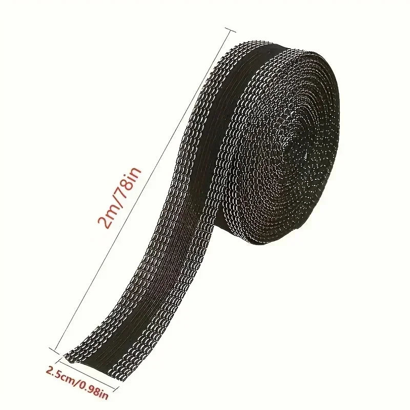 TextilEase Bügelfix Saumband 2m | Selbstklebendes Hosenkürzband | Kein Nähen nötig | Für DIY & Textilreparatur