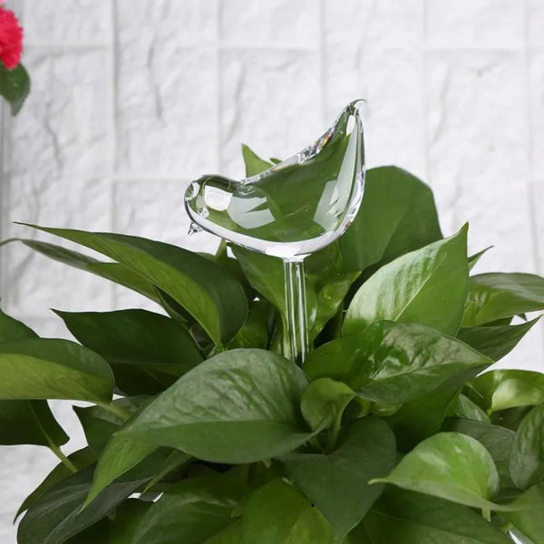 Automatisches Bewässerungssystem AquaZoo GlassDrop | Tier-Design | Selbstbewässerung aus Glas | Für Blumentöpfe & Zimmerpflanzen