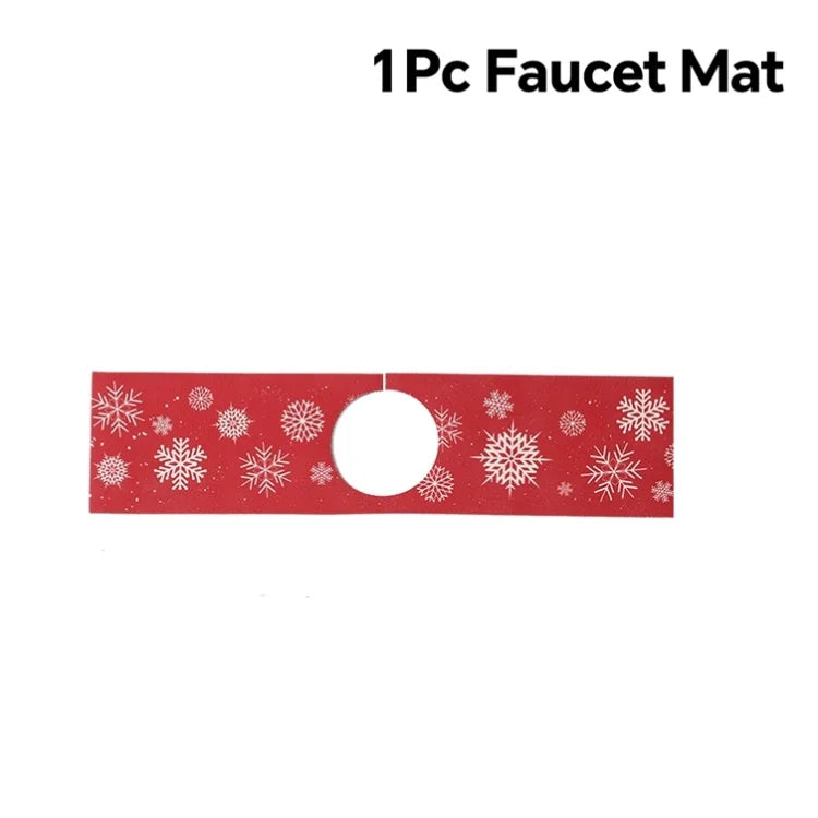 Weihnachts-Spülmatte Nordivelle | Saugfähig & Rutschfest | Waschbar | Festliche Weihnachtsdeko für Küche & Zuhause