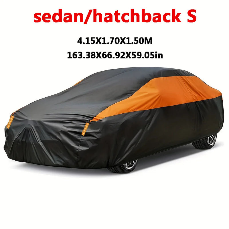 Autoabdeckung CARVION | Wasserdicht & UV-Schutz | Für SUV & Limousine | 190T Polyester