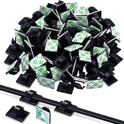 Kabelclips Set WireTidy | 30-90 teilig | Selbstklebend & flexibel | Für Schreibtisch, PC & Ladekabel