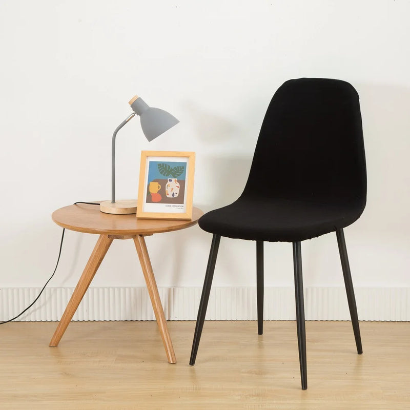 Nordiluxe | Weihnachtliche Stuhlhusse | Elastischer Bezug im Nordic-Design | Passend für Schalensessel & Esszimmerstühle | Waschbar & Anpassbar