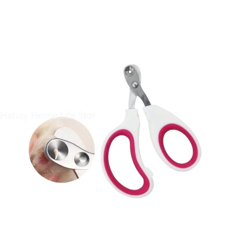 Katzen-Nagelknipser ClawCare SafeCut | Mit Rundloch & Anti-Blutungs-Design | Für Katzen & kleine Hunde | Edelstahl & Gummi | 29 g