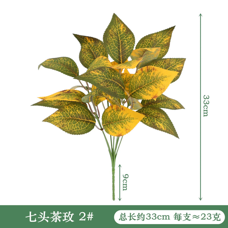 VERDIVA Kunstpflanze Dieffenbachia | Tropisches Deko-Blatt aus Seide | Pflegeleichte Deko für Tisch, Regal & Wohnzimmer
