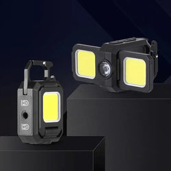 LumiTrek | Schlüsselanhänger-Arbeitslicht | 800 Lumen | 5 Modi | Magnetisch & Wiederaufladbar