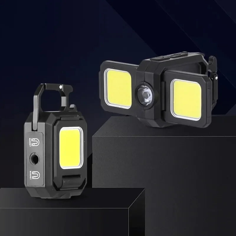 LumiTrek | Schlüsselanhänger-Arbeitslicht | 800 Lumen | 5 Modi | Magnetisch & Wiederaufladbar