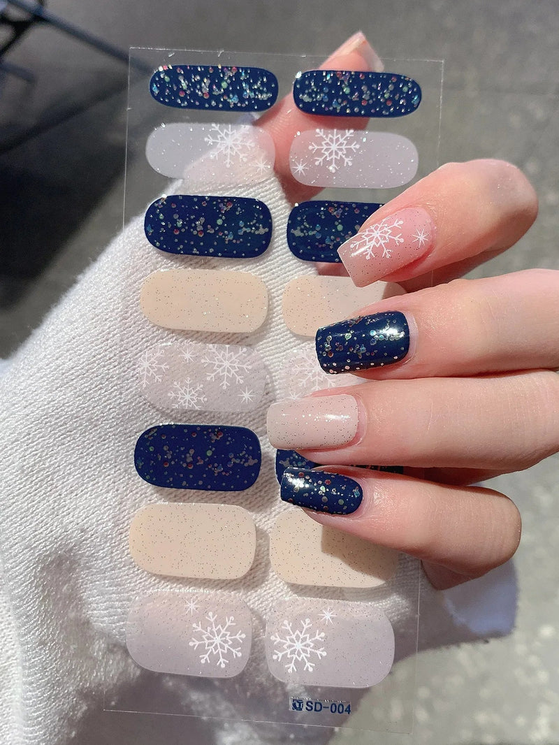 GlitzNail – Festliche Weihnachtsnägel Schnell, Komplett Ohne Salon