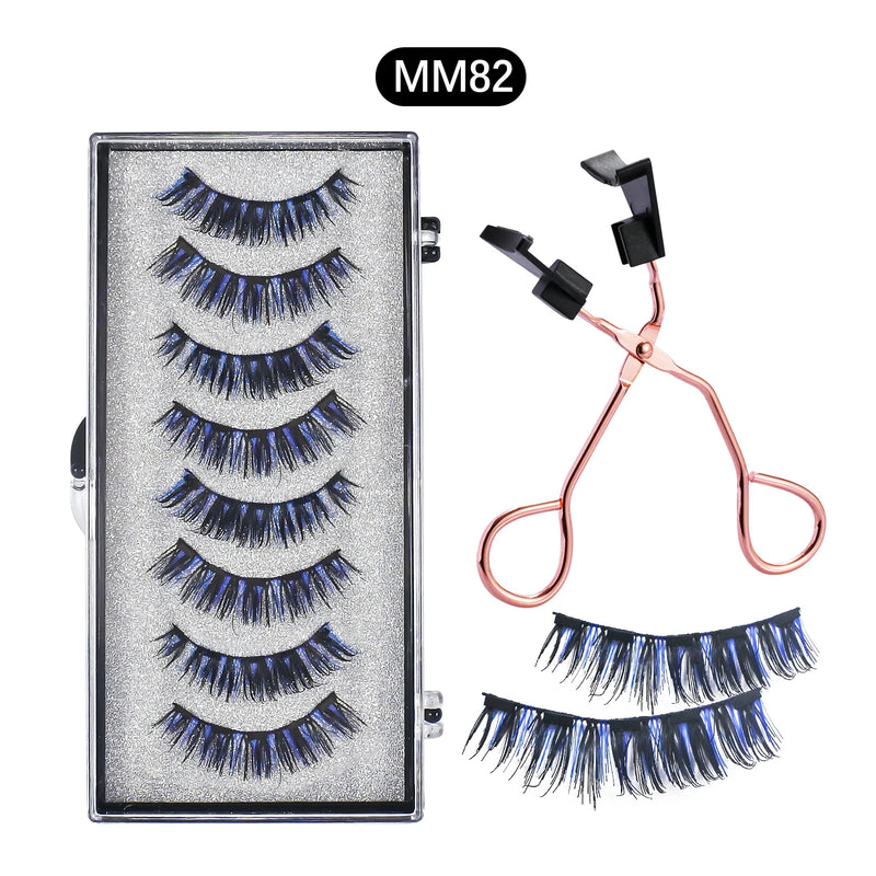 Magnetische Wimpern LashAura Magnetique | 8-teiliges Set ohne Kleber & Eyeliner | Wiederverwendbar | 5 Magnete | Natürlich & Voluminös