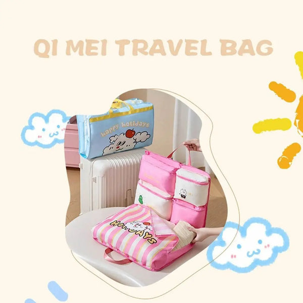 Faltbare Reisetasche Luvoya TravelFlex | Staubdichter Hänge-Organizer mit Griff | 74,5×45 cm aufgefaltet | Leicht, wasserabweisend & vielseitig