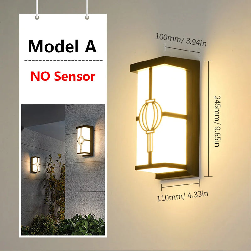 Außenwandleuchte LumoGuard | LED mit Bewegungsmelder | IP65 Wasserdicht | 16W/30W