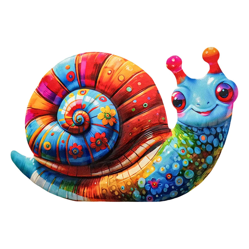 Gartentiva Metall-Wanddeko Schnecke | Wetterfeste Gartendeko aus Metall | Für Zaun, Terrasse & Innenräume | 21,5 × 13,5 cm