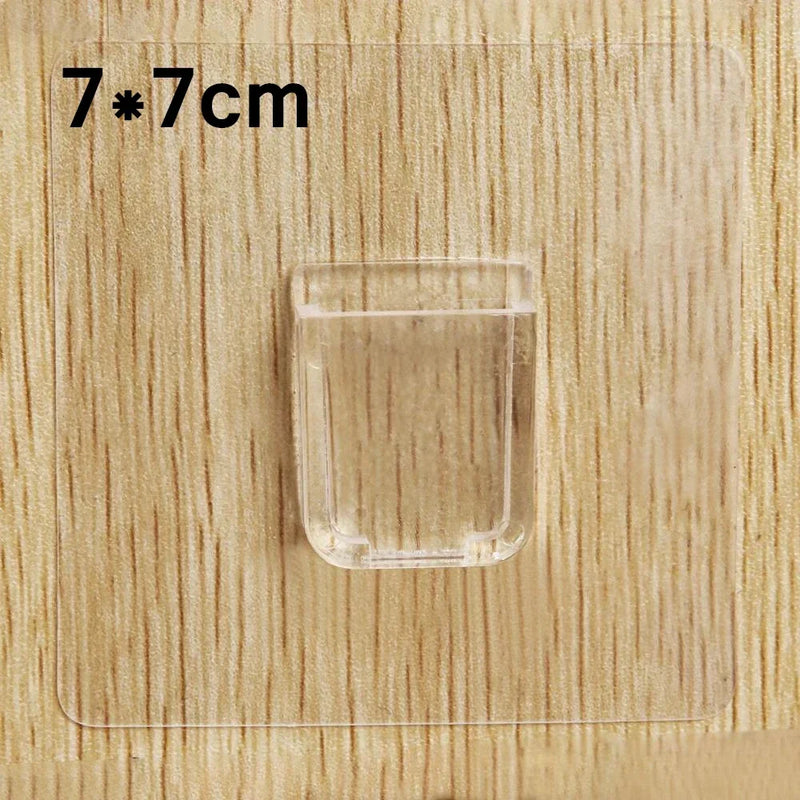 Trennhalter ClearFix | Transparenter Regal- und Schubladenteiler | Für Schränke, Fächer & Bücherregale | 15×7 cm