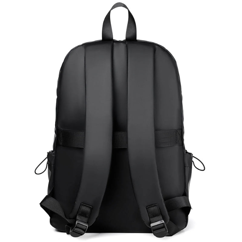Laptop-Rucksack Menqor UrbanShield 14" | Wasserfester PU-Rucksack für Herren | 28,5 × 43 × 13 cm | Leicht, robust & mit Laptopfach