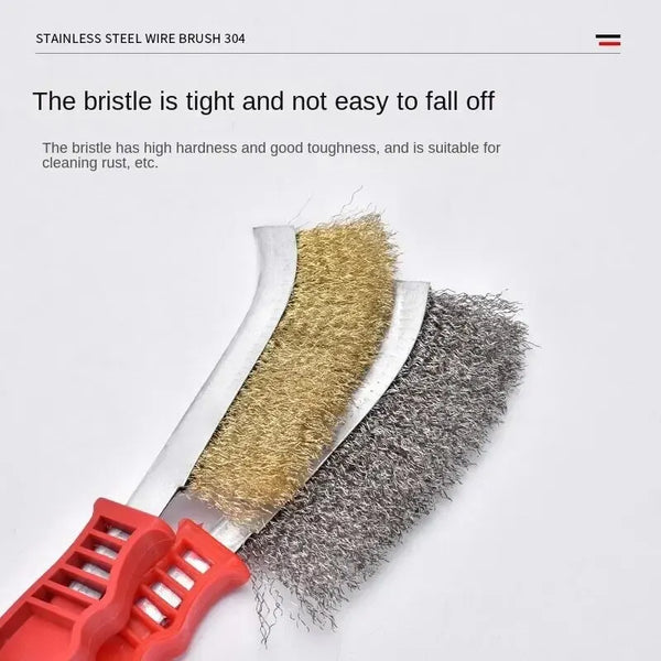 GrillKlar Grillbürste aus Stahl | Rostfrei & Langlebig | Für BBQ, Küche & Outdoor | Mit Aufhängeöse | 22x3 cm