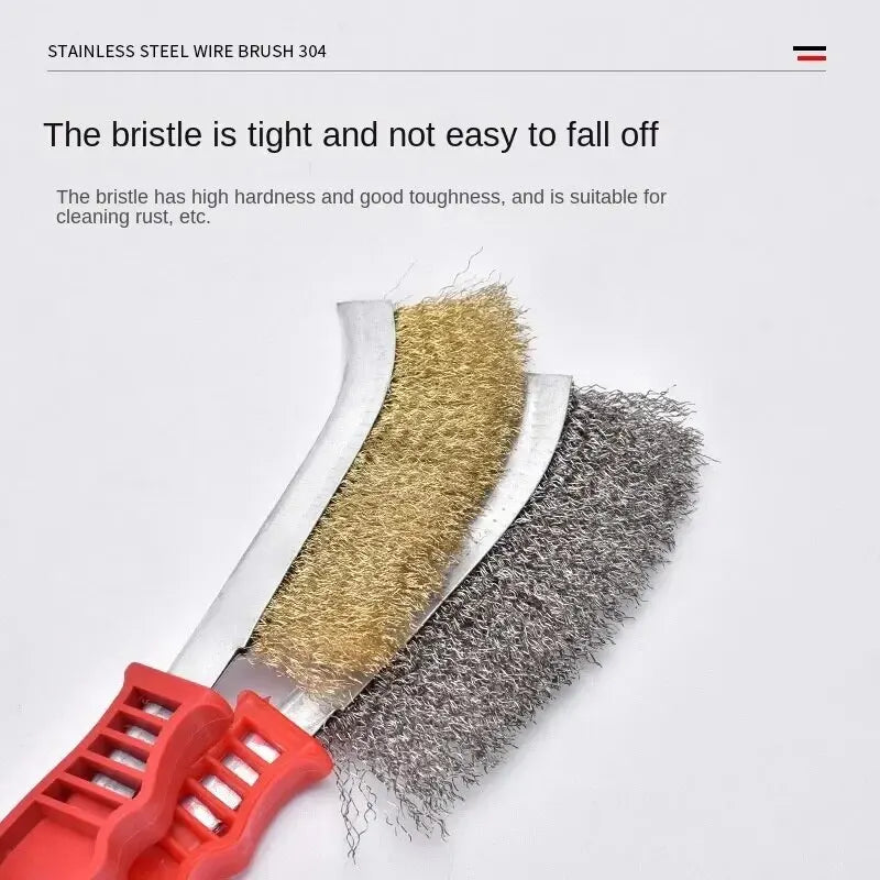 GrillKlar Grillbürste aus Stahl | Rostfrei & Langlebig | Für BBQ, Küche & Outdoor | Mit Aufhängeöse | 22x3 cm