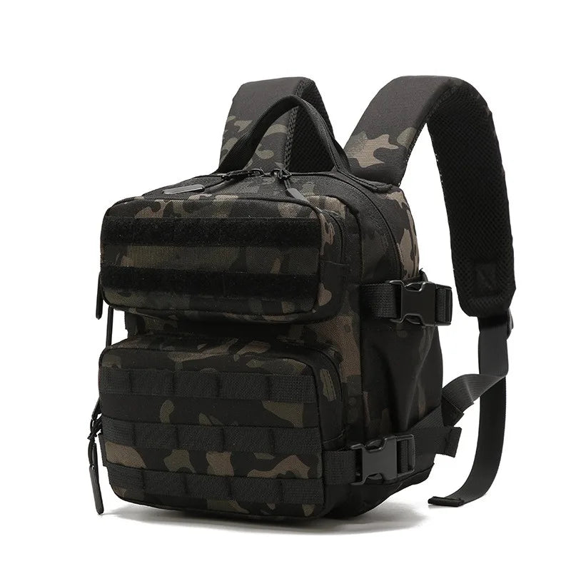 Tactivo Mini-Rucksack 9L | MOLLE-Outdoorrucksack | Kompakt & Strapazierfähig | Für Wandern, Camping & EDC