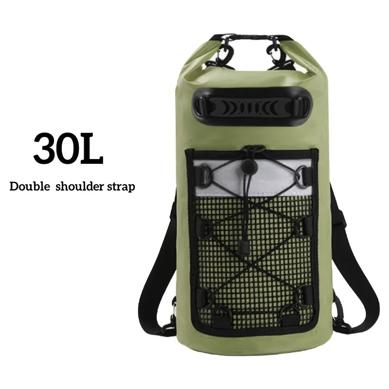 Wasserdichte Dry Bag AQUARIX Motion | 10/20/30 L | Rolltop & Schultergurt | Für Kajak, Strand & Trekking